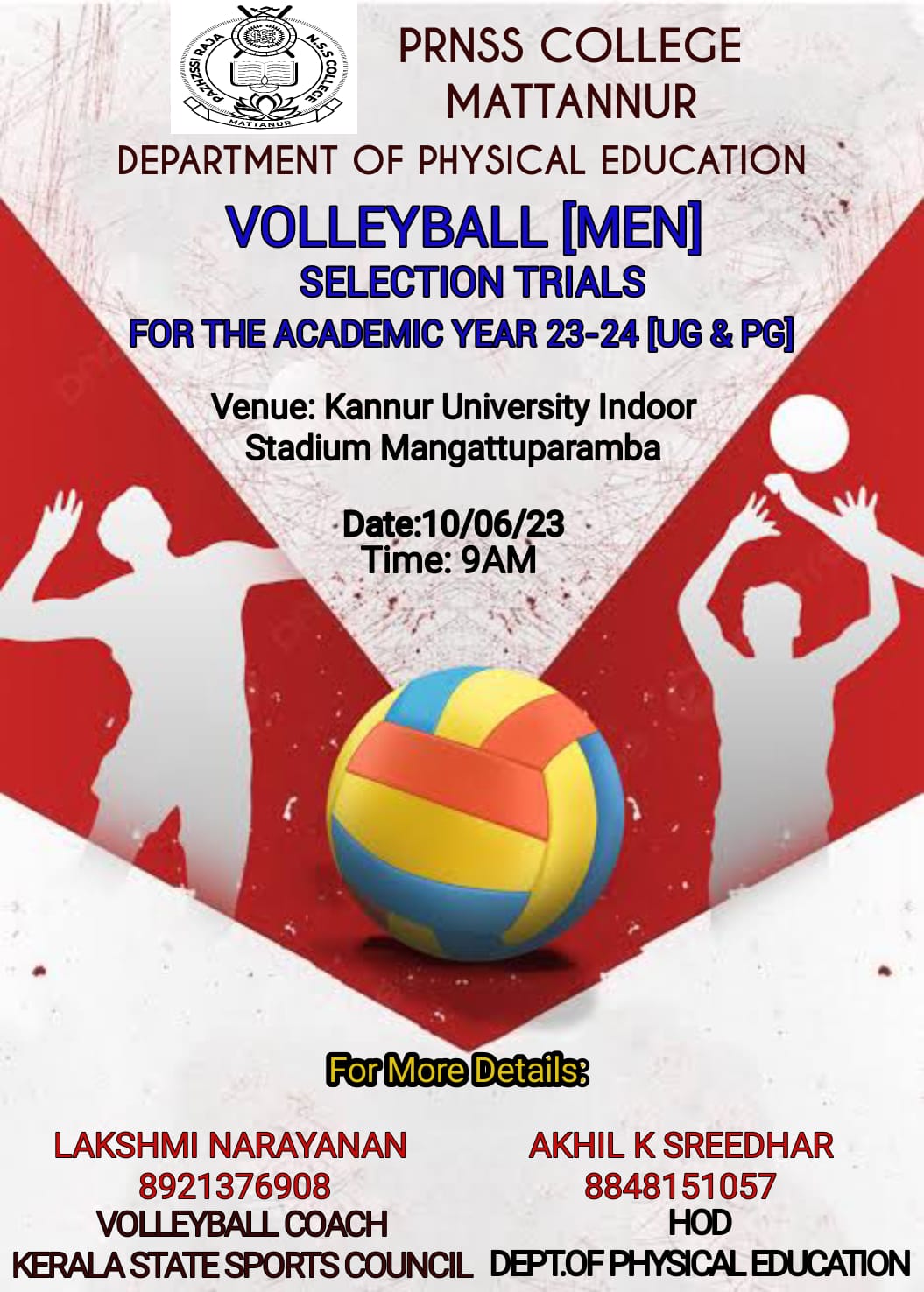 Volleyball [Men] Selection Trial