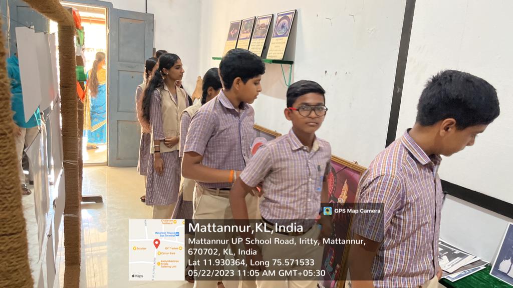 Pazhassi museum visit by nearby school students